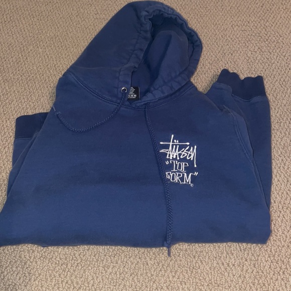 Blue Stussay hoodie worn less than a dozen times - Picture 3 of 4